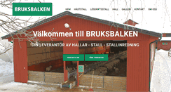 Desktop Screenshot of bruksbalken.se