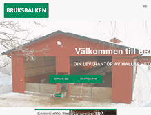 Tablet Screenshot of bruksbalken.se